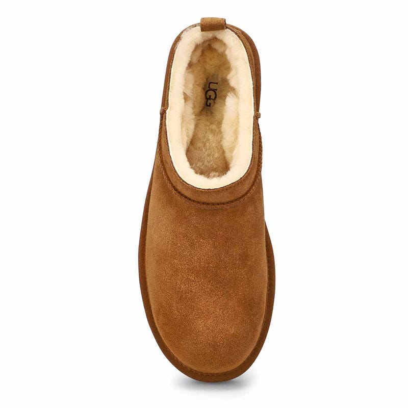 Women's  Classic Micro Sheepskin Boot - Chestnut