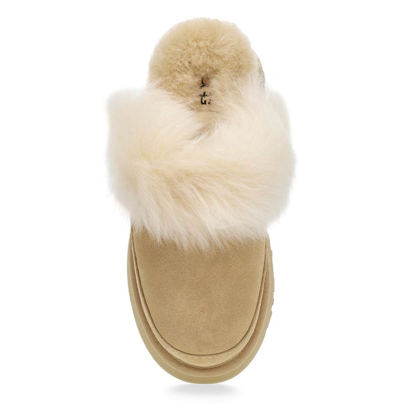 Women's Disquette Chalet Sheepskin Slipper - Sandcastle