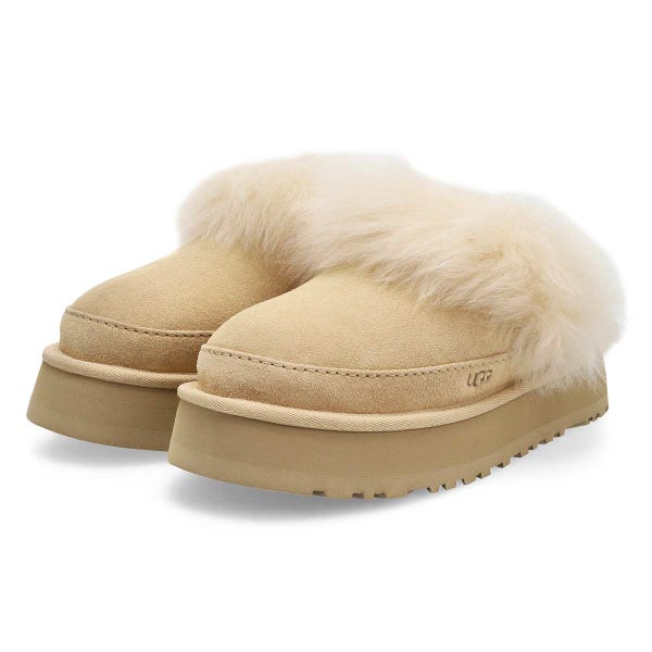 Women's Disquette Chalet Sheepskin Slipper - Sandcastle