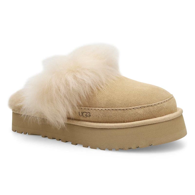 Women's Disquette Chalet Sheepskin Slipper - Sandcastle