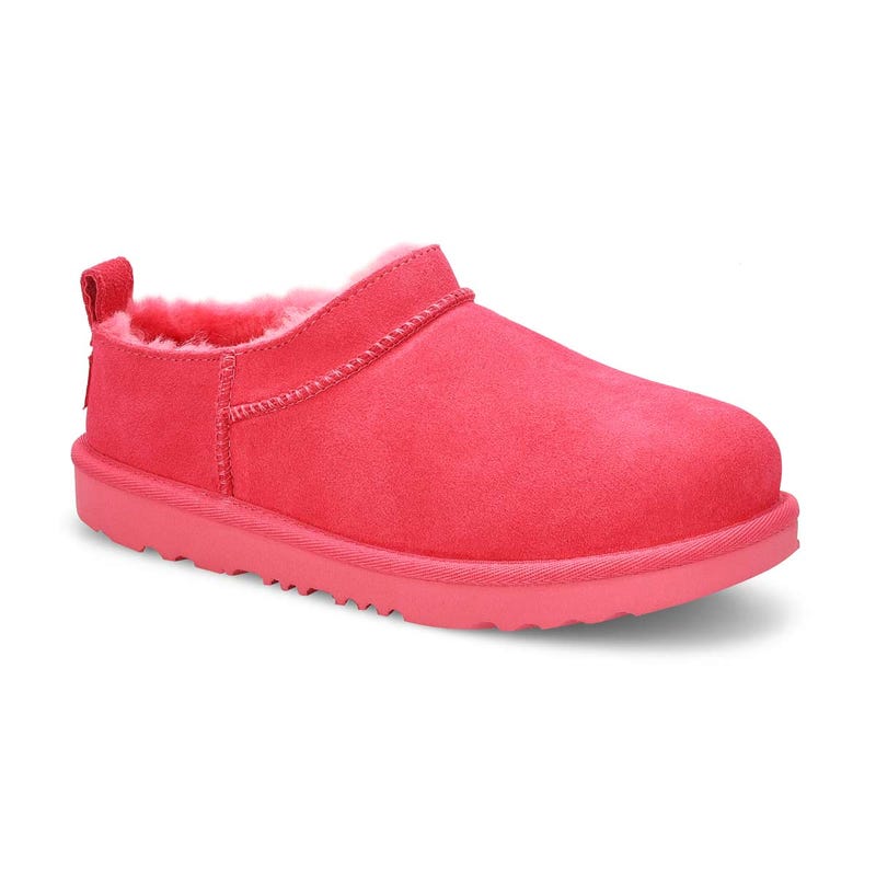 Girls'  Classic Micro Sheepskin Boot - Pink Bloom