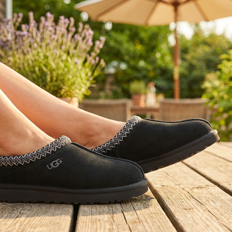 Women's Tasman II Sheepskin Slipper - Black