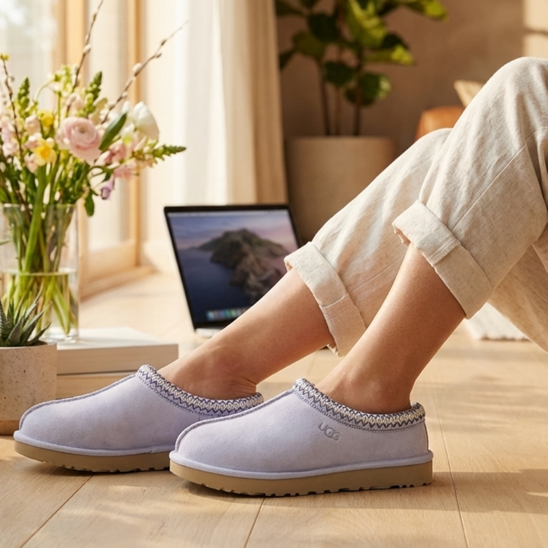 Women's Tasman II Sheepskin Slipper - Misty Wisteria