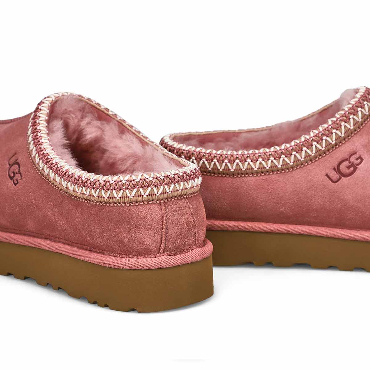 Pantoufle en peau de mouton TASMAN II, aube rose, femmes