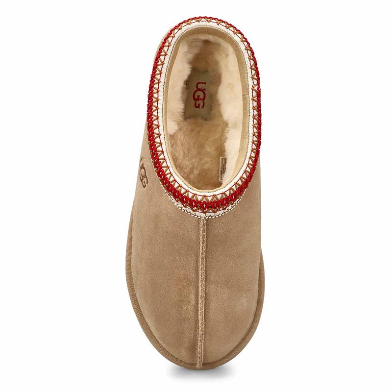 Women's Tasman II Sheepskin Slipper - Sand/Dark Cherry