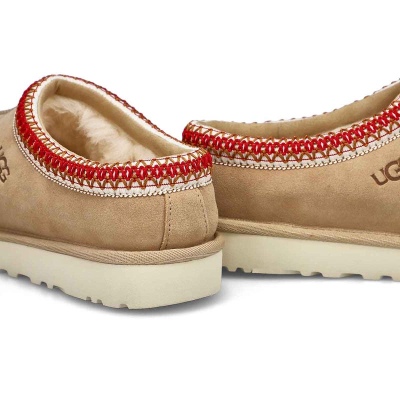 Women's Tasman II Sheepskin Slipper - Sand/Dark Cherry