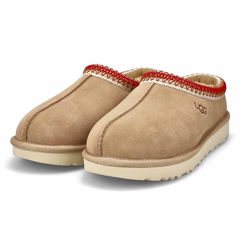 Women's Tasman II Sheepskin Slipper - Sand/Dark Cherry