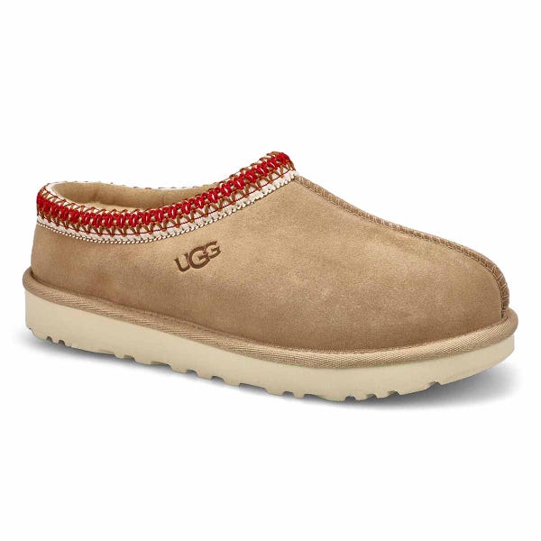 Women's Tasman II Sheepskin Slipper - Sand/Dark Cherry