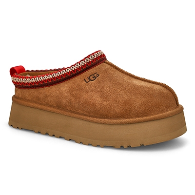 Lds Tazz II Platform Slipper - Chestnut