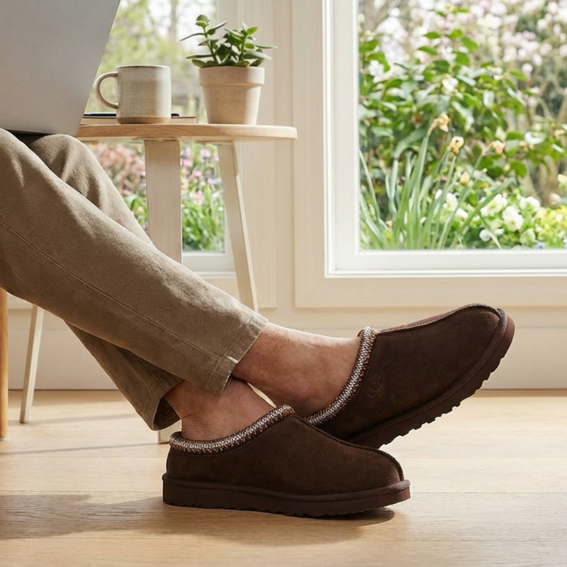 Men's Tasman II Sheepskin Slipper - Dusted Cocoa/Dusted Cocoa