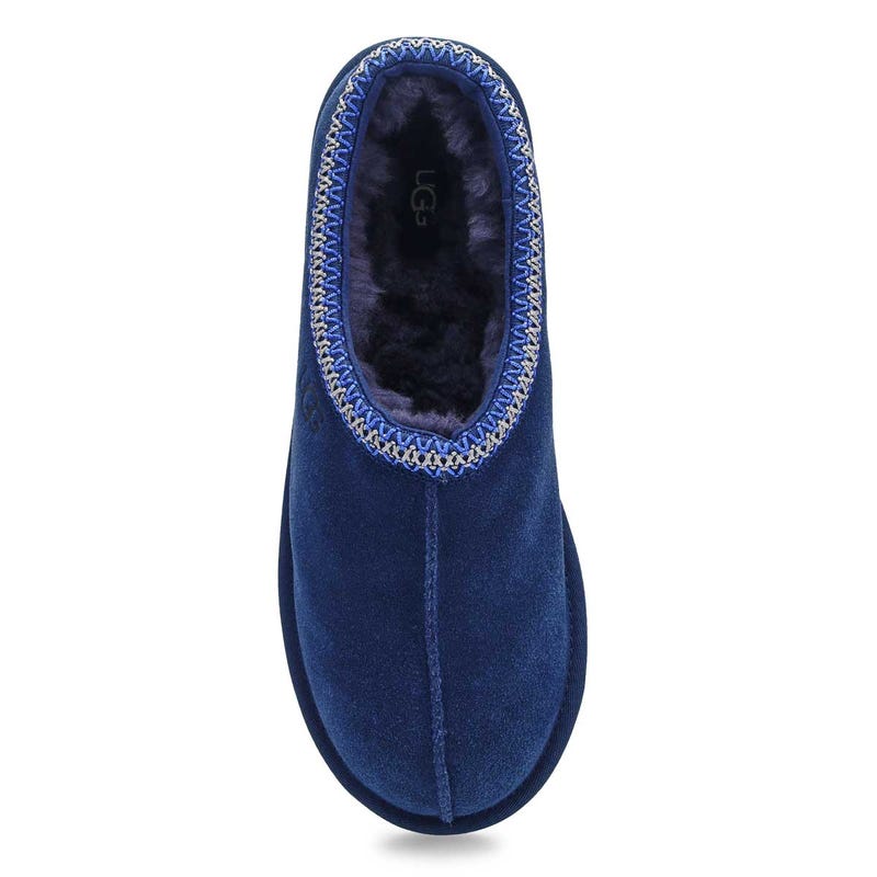 Pantoufle Tasman II en peau de mouton pour hommes - Océan profond