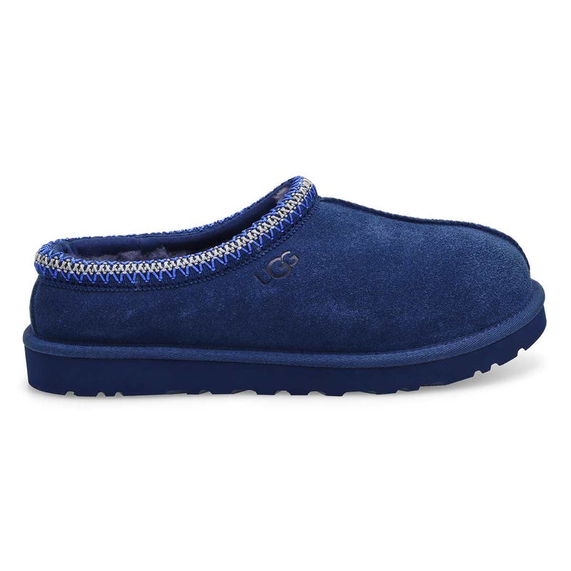 Pantoufle Tasman II en peau de mouton pour hommes - Océan profond