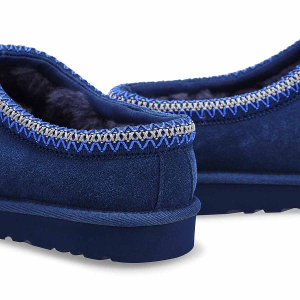 Pantoufle Tasman II en peau de mouton pour hommes - Océan profond