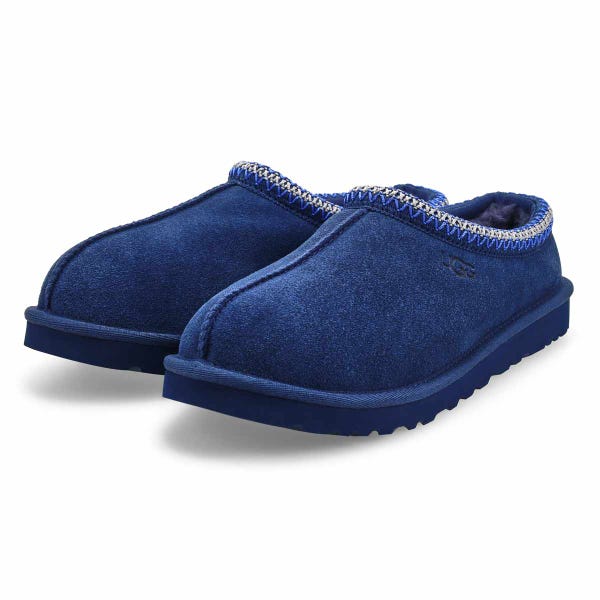 Pantoufle Tasman II en peau de mouton pour hommes - Océan profond