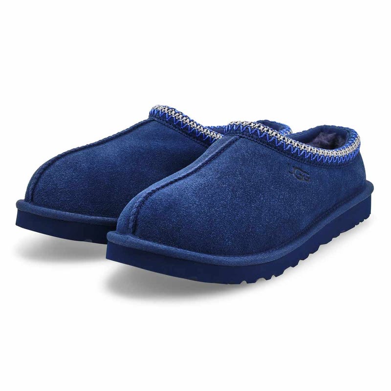 Pantoufle Tasman II en peau de mouton pour hommes - Océan profond