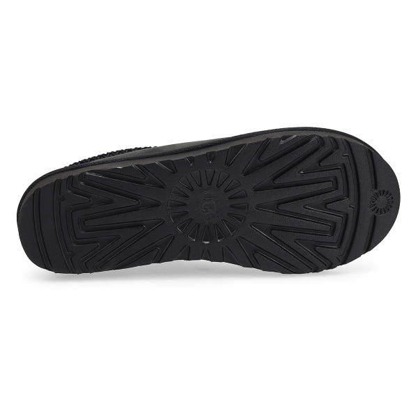 Pantoufle en peau de mouton Tasman II Nubuck pour hommes - noire