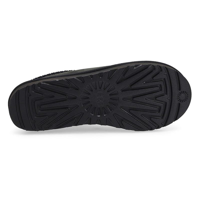 Pantoufle en peau de mouton Tasman II Nubuck pour hommes - noire
