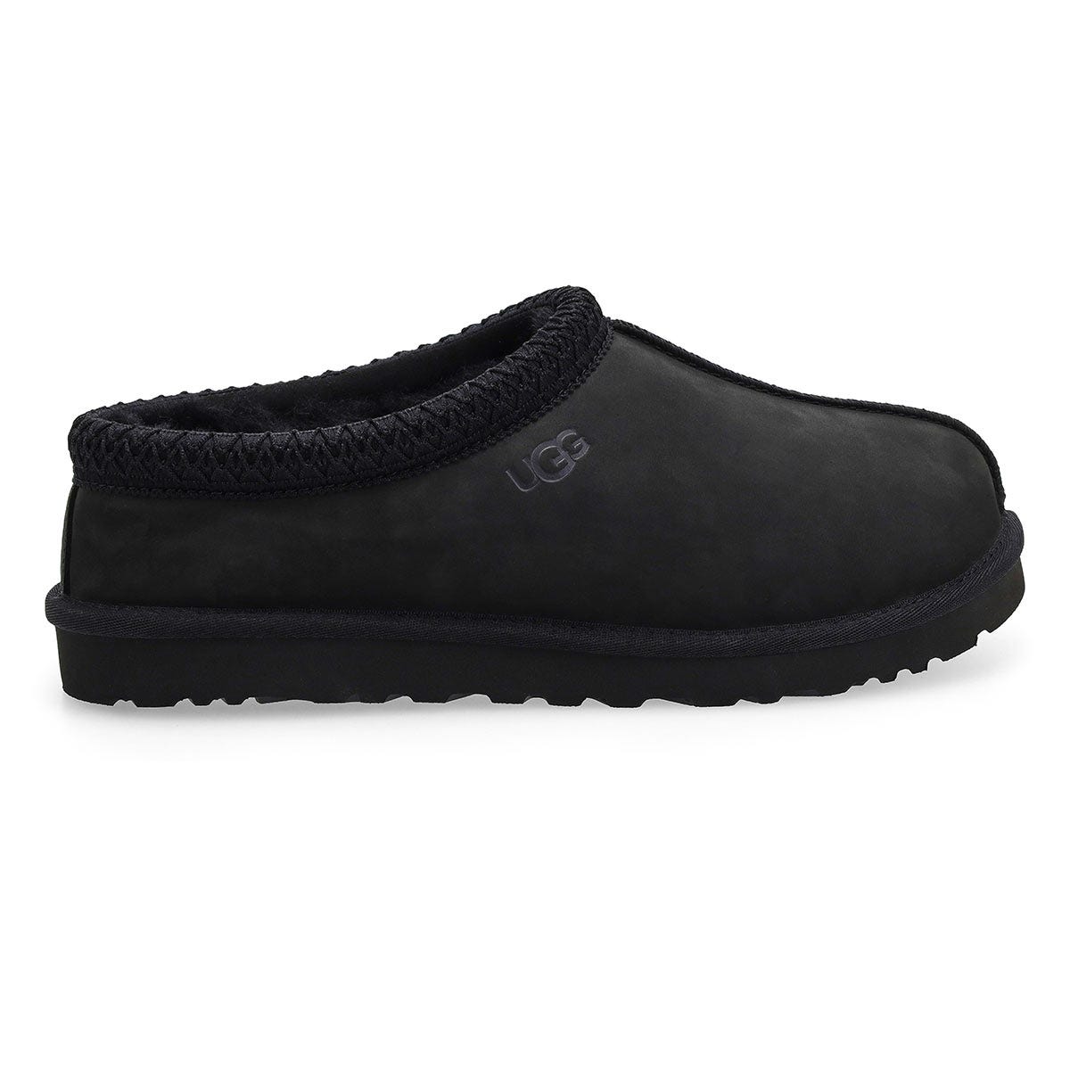 Men's Tasman II Nubuck Sheepskin Slipper - Black