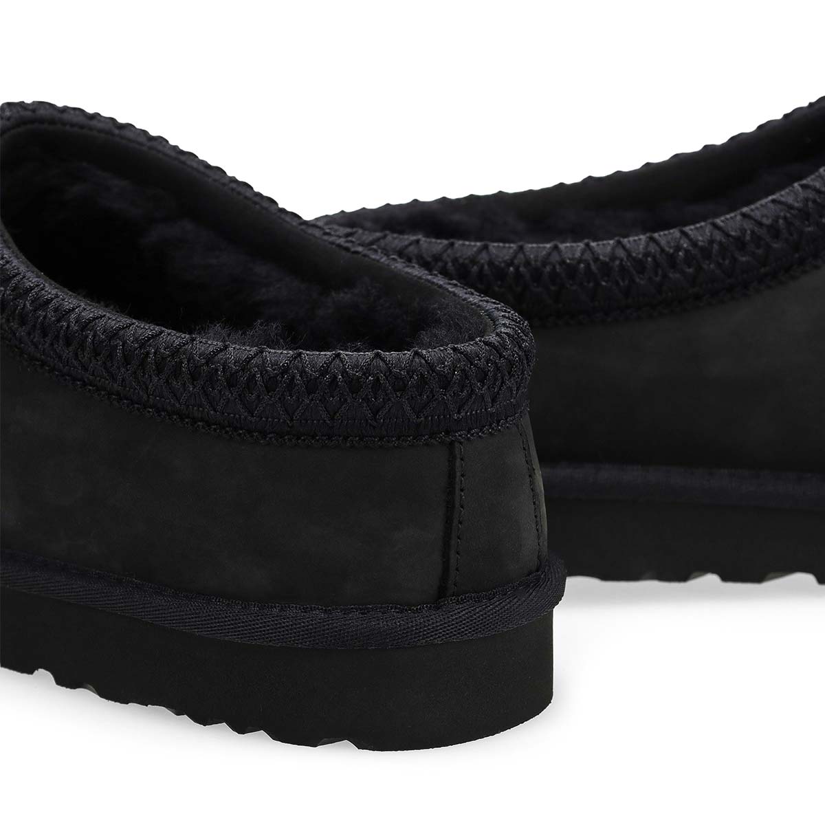 Men's Tasman II Nubuck Sheepskin Slipper - Black