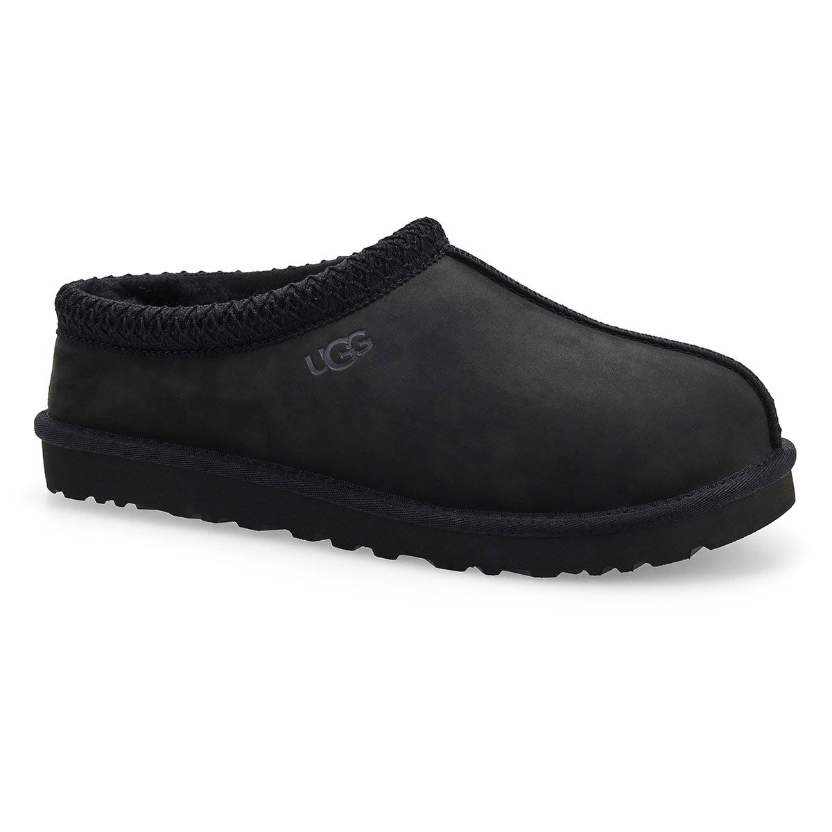 Men's Tasman II Nubuck Sheepskin Slipper - Black
