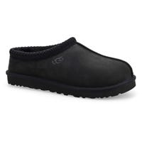 Pantoufle en peau de mouton Tasman II Nubuck pour hommes - noire