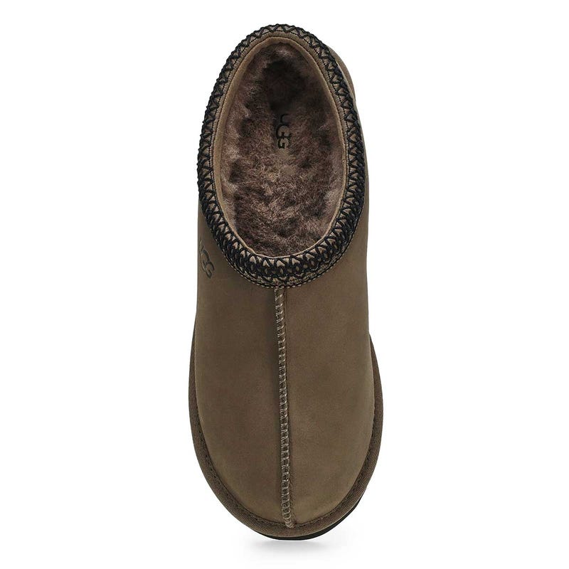 Pantoufle en peau de mouton TASMAN II NUBUCK, origan séché, hommes
