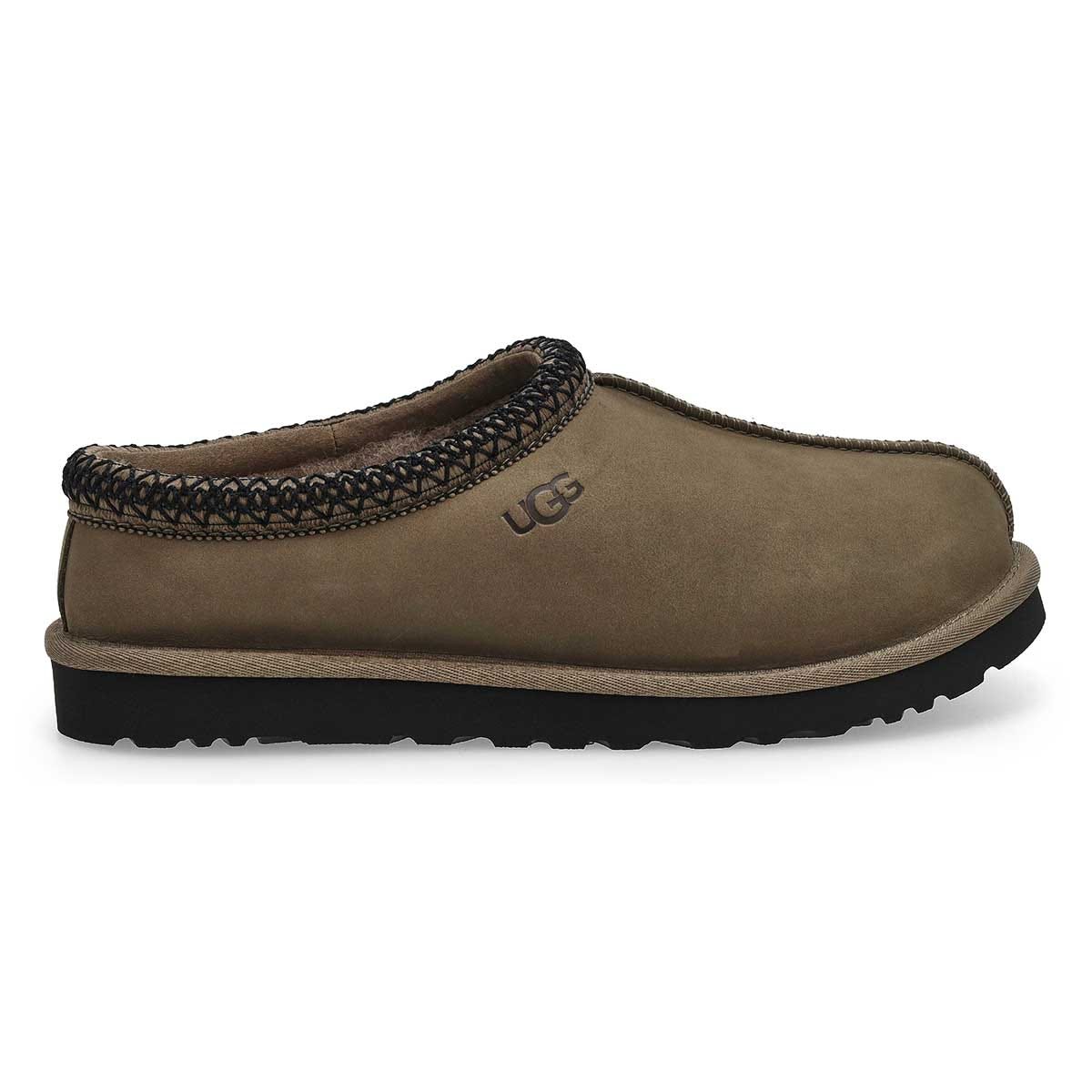 Pantoufle en peau de mouton TASMAN II NUBUCK, origan séché, hommes