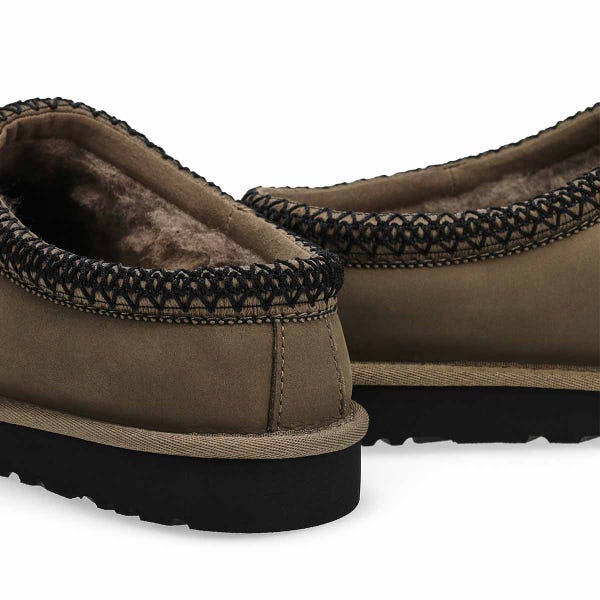 Pantoufle en peau de mouton TASMAN II NUBUCK, origan séché, hommes