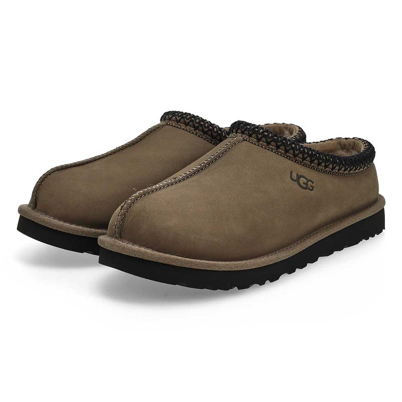 Pantoufle en peau de mouton TASMAN II NUBUCK, origan séché, hommes