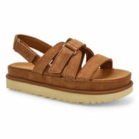 Sandale à plateforme GOLDEN STAR GLEAM, châtaigne, femmes