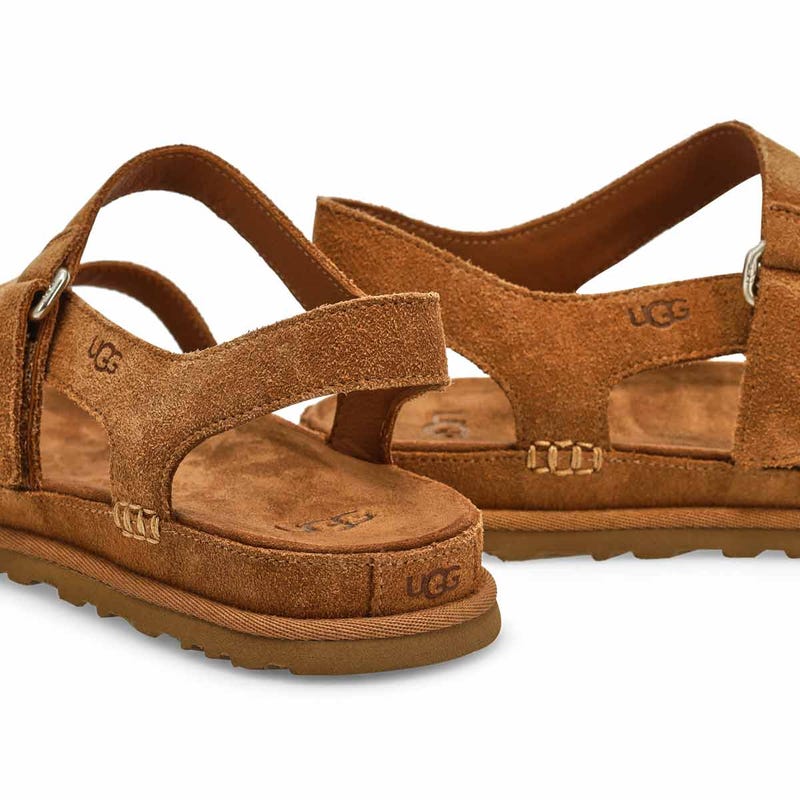 Women's  Golden Gaze Toe Post Sandal - Chestnut