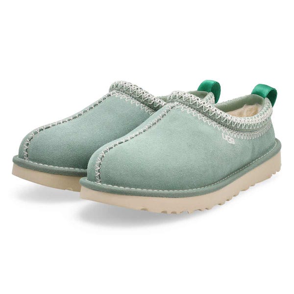 Pantoufle en peau de mouton TASMAN MEADOW ACCENT, artichaut, femmes