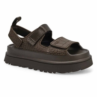 Sandale plateforme GOLDEN GLOW EMBOSSED, fumée dense, femmes