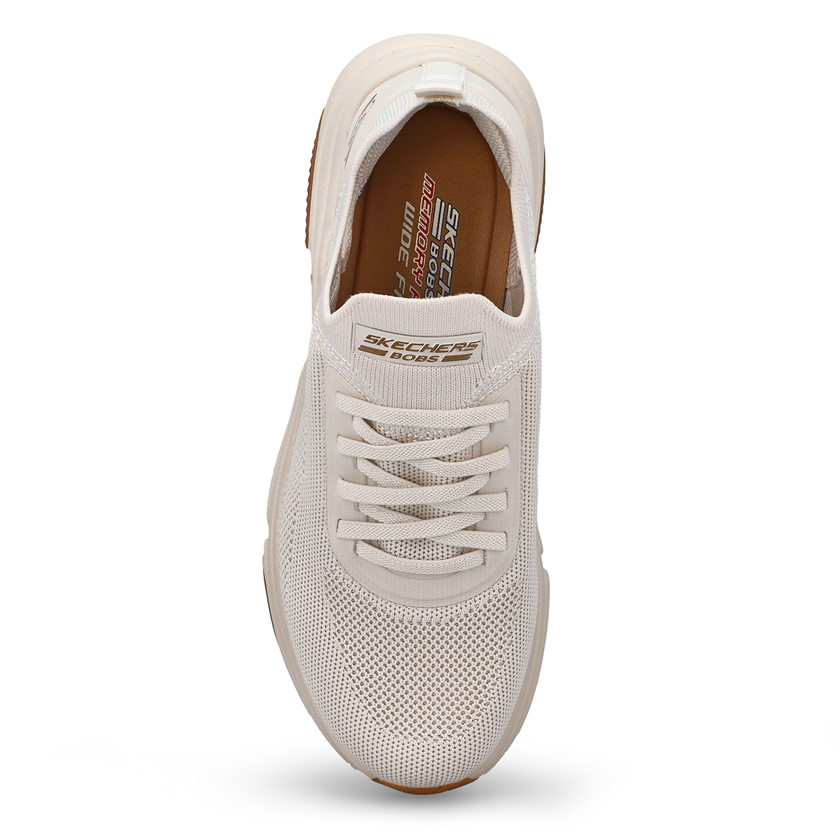 Women's Bobs Sparrow Flex Instant Clout Slip On Wide Sneaker - Off White
