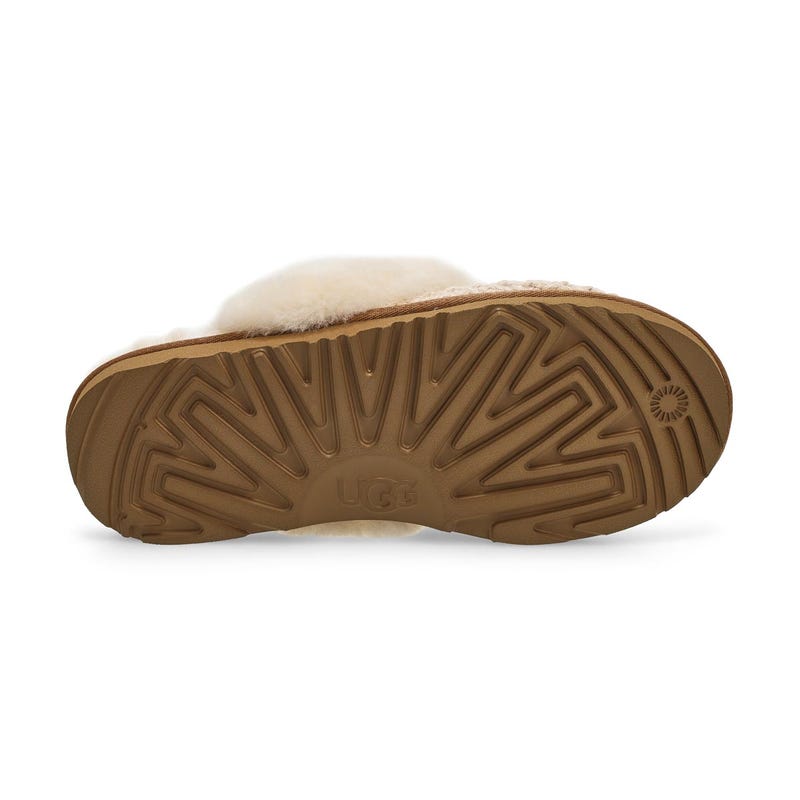 Kids'  Cozy II Knit Sheepskin Slipper - Cream