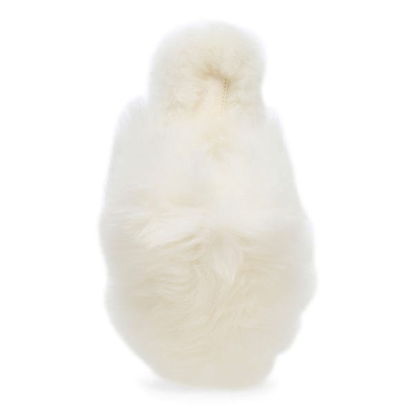 Women's  Scuffette Chalet Sheepskin Slipper - White