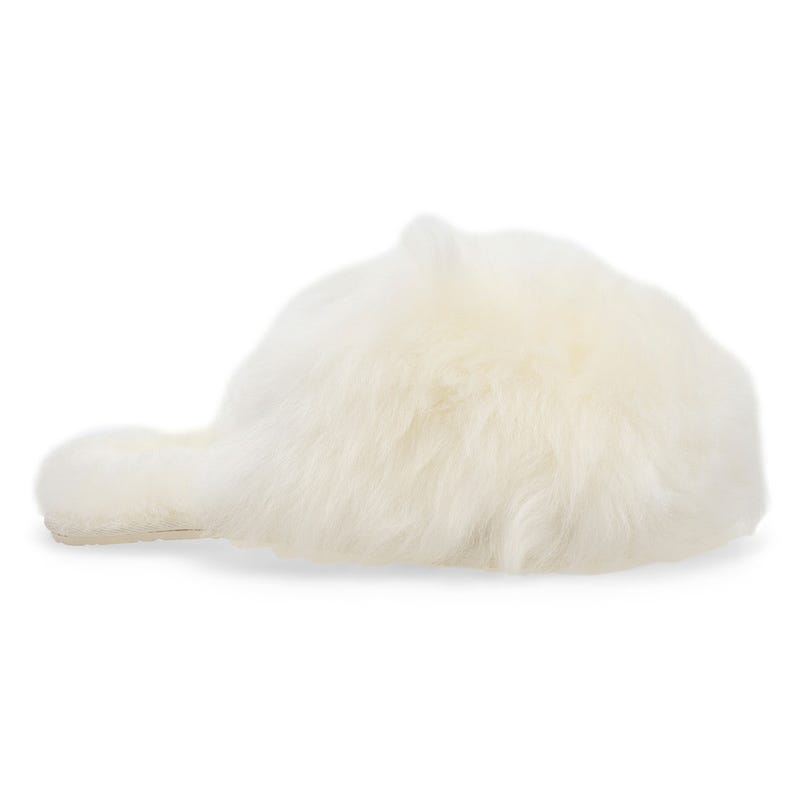Women's  Scuffette Chalet Sheepskin Slipper - White