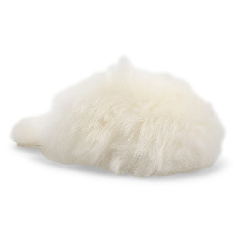 Women's  Scuffette Chalet Sheepskin Slipper - White