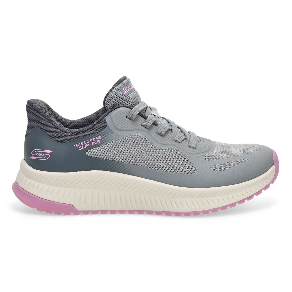 Baskets à enfiler BOBS SQUAD 4 SLIP-INS, gris/multi, femmes