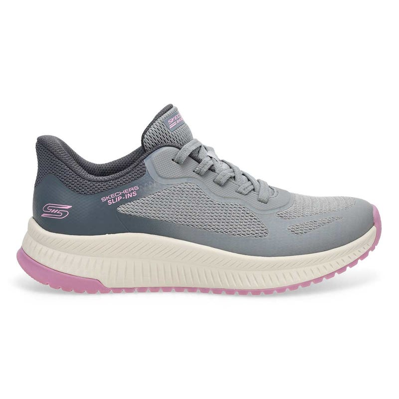 Baskets à enfiler BOBS SQUAD 4 SLIP-INS, gris/multi, femmes