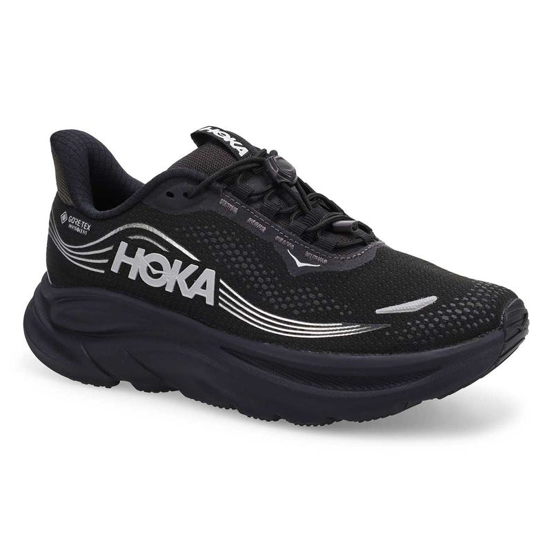 Women's  Clifton 11 GTX Performace Sneaker - Black/Black