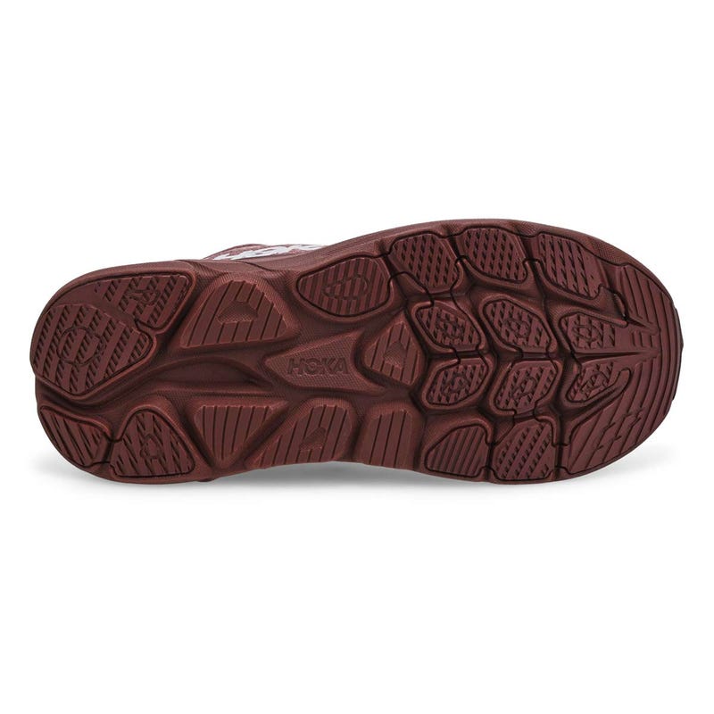 Women's HOKA Clifton 11 GTX performance sneaker in Smoky Quartz/Deep Mauve.