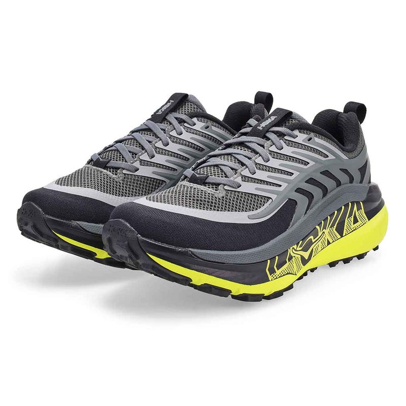 Espadrille de performance Stinson 8 pour homme - Noir/Citron Hoka