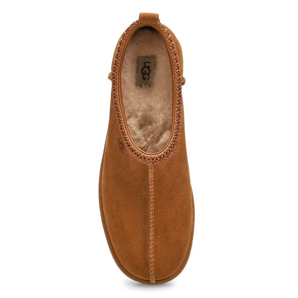 Pantoufle en peau de mouton pour femmes en Chestnut.