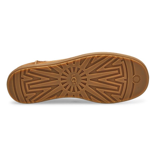 Pantoufle en peau de mouton pour femmes en Chestnut.
