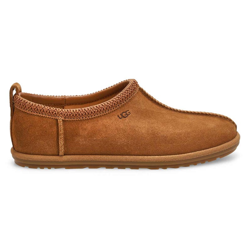 Pantoufle en peau de mouton pour femmes en Chestnut.