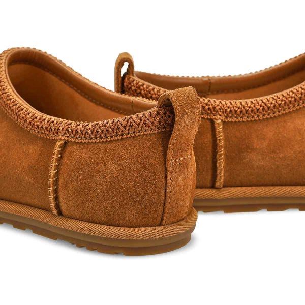 Pantoufle en peau de mouton pour femmes en Chestnut.