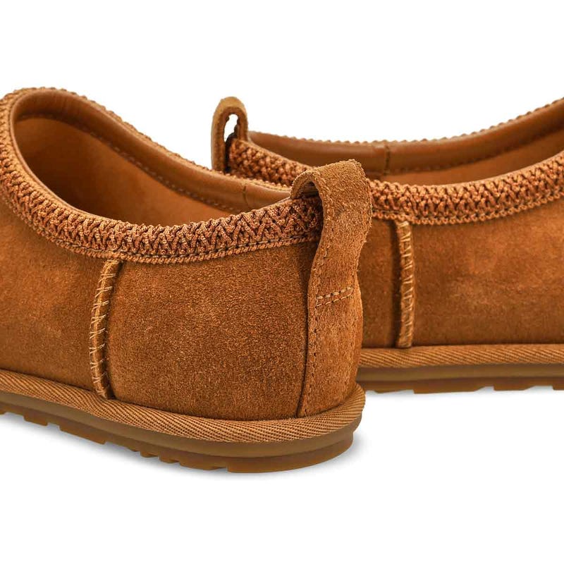 Pantoufle en peau de mouton pour femmes en Chestnut.