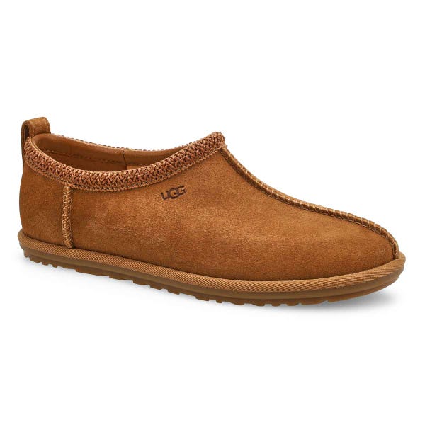 Pantoufle en peau de mouton pour femmes en Chestnut.