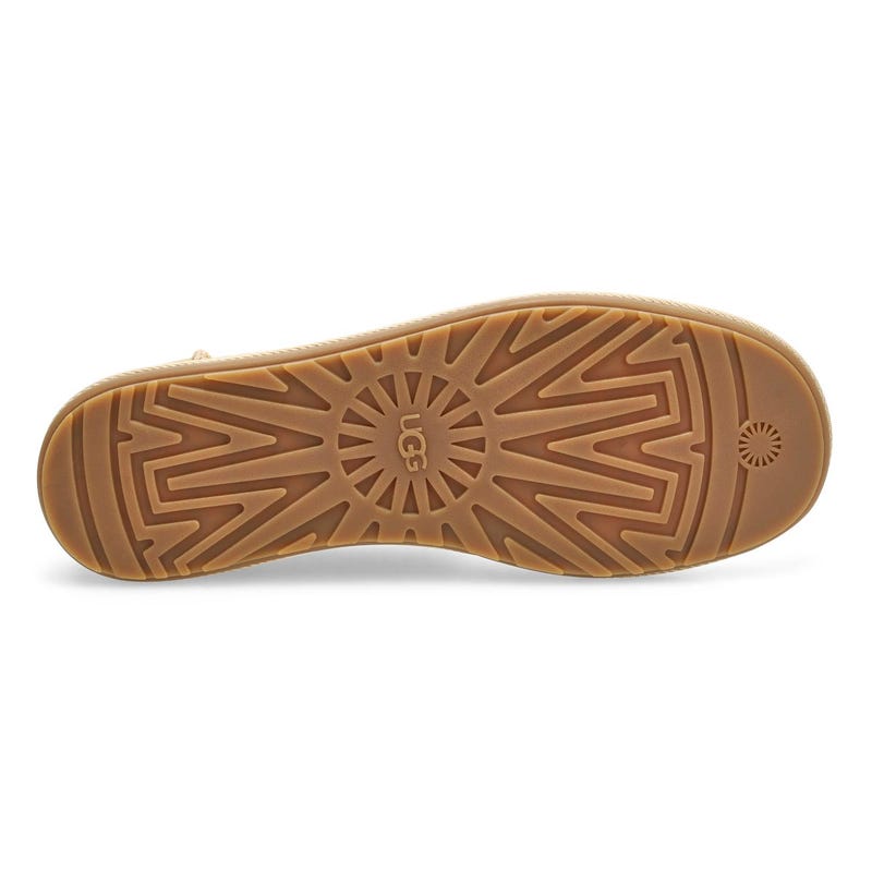 Pantoufle Tasman Deconstructed en peau de mouton pour femmes - Sand
